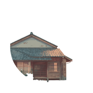 Japanese House Icon Vinyl Car Decal Sticker – Waterproof & UV-Resistant 6.826666666666667"