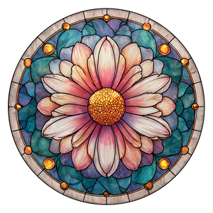 Vibrant Daisy Flower Vinyl Car Decal Sticker – Waterproof & UV-Resistant 6.826666666666667"