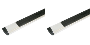 2x Westin Automotive Premier Polished Stainless Steel Nerf Bar | 6 Inch Oval Straight with Step Pads | Stylish, Wide Step Tubes & Molded End Caps | No Drilling Required 2x Westin Automotive Premier Polished Stainless Steel Nerf Bar | 6 Inch Oval Straight with Step Pads | Stylish, Wide Step Tubes & Molded End Caps | No Drilling Required