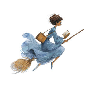 Witch On Broomstick V33 Vinyl Car Decal Sticker – Waterproof & UV-Resistant 6.826666666666667"