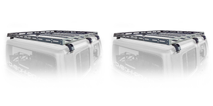 2x Upgrade Your Jeep with DV8 Offroad Roof Rack | Noise Reduced Design | Fits 2018-2024 Gladiator JT, Wrangler JL | 200lb Capacity