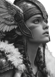 Goddess Freya Portrait V2 Vinyl Car Decal Sticker – Waterproof & UV-Resistant 4.373333333333333"