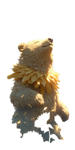 Sunflower Bear Pokémon Vinyl Car Decal Sticker – Waterproof & UV-Resistant 10.2