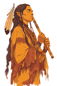Na'Vi Avatar Flutist Vinyl Car Decal Sticker – Waterproof & UV-Resistant 4.4