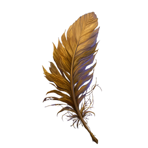 Golden Feather Drifting Vinyl Car Decal Sticker – Waterproof & UV-Resistant 3.4133333333333336"