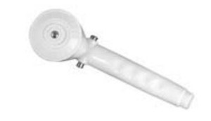 Phoenix Products White Plastic Hand-Held Shower Head | Single Function Spray Setting Phoenix Products White Plastic Hand-Held Shower Head | Single Function Spray Setting