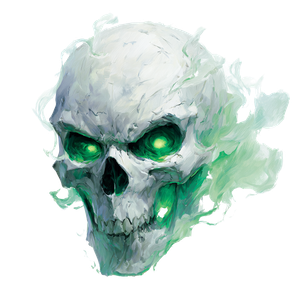 Glowing Skull V6 Vinyl Car Decal Sticker – Waterproof & UV-Resistant 6.826666666666667"