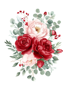 Floral Watercolor Arrangement V6 Vinyl Car Decal Sticker – Waterproof & UV-Resistant 8.213333333333333"