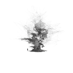 Abstract Wireframe Structure Vinyl Car Decal Sticker – Waterproof & UV-Resistant 6.826666666666667"