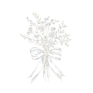 Floral Bouquet Silhouette Vinyl Car Decal Sticker – Waterproof & UV-Resistant 6.826666666666667"