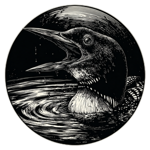 Screaming Loon Logo Vinyl Car Decal Sticker – Waterproof & UV-Resistant 3.4133333333333336"