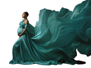 Pregnant Woman Portrait V13 Vinyl Car Decal Sticker – Waterproof & UV-Resistant 6.1866666666666665"