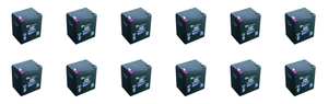 12x 12V Sealed Lead Acid Battery | Trailer Breakaway System Compatibility | Quick Installation
