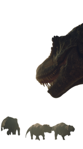 T-Rex Emergence V2 Vinyl Car Decal Sticker – Waterproof & UV-Resistant 9.706666666666667"