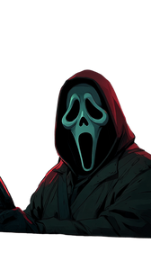 Ghostface Car Chase Vinyl Car Decal Sticker – Waterproof & UV-Resistant 9.706666666666667"