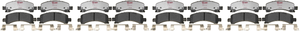 4x Quiet & Powerful Brake Pads | Raybestos Element3 Hybrid Tech | Fits Various 2003-2020 GMC & Chevrolet Models 4x Quiet & Powerful Brake Pads | Raybestos Element3 Hybrid Tech | Fits Various 2003-2020 GMC & Chevrolet Models