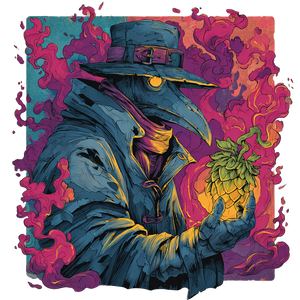 Plague Doctor Brewer V2 Vinyl Car Decal Sticker – Waterproof & UV-Resistant 3.4133333333333336"