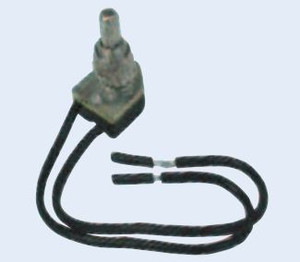 Valterra Push Button Switch | Diamond Group Non-Lighted On/Off Replacement Switch | 6" Wire Lead Included