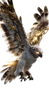 Divine Golden Eagle V2 Vinyl Car Decal Sticker – Waterproof & UV-Resistant 9.706666666666667"