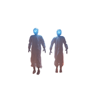 Futuristic Hospital Robots Vinyl Car Decal Sticker – Waterproof & UV-Resistant 6.826666666666667"