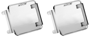 2x Enhance & Protect with Clear Polycarbonate Fog Light Cover | Fits Rigid D-Series (Dually) | Durable Snap-On Design 2x Enhance & Protect with Clear Polycarbonate Fog Light Cover | Fits Rigid D-Series (Dually) | Durable Snap-On Design