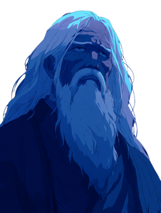 Anime Wizard Portrait Vinyl Car Decal Sticker – Waterproof & UV-Resistant 8.213333333333333"