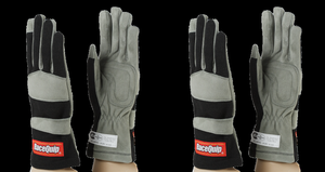 2x RaceQuip 351 Series Racing Gloves | Nomex Knit/ Suede, SFI 3.3/1 Rated, Set Of 2 2x RaceQuip 351 Series Racing Gloves | Nomex Knit/ Suede, SFI 3.3/1 Rated, Set Of 2
