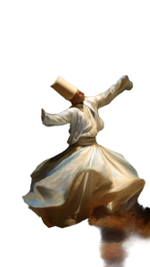 Whirling Dervish V7 Vinyl Car Decal Sticker – Waterproof & UV-Resistant 9.706666666666667"