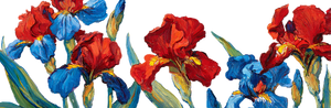 Van Gogh Irises V5 Vinyl Car Decal Sticker – Waterproof & UV-Resistant 2.0