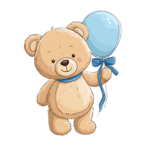 Cute Teddy Bear V57 Vinyl Car Decal Sticker – Waterproof & UV-Resistant 3.4133333333333336"