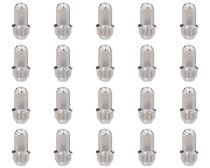 20x Chrome Plated Lug Nuts | 14x2.0 Thread, Mag Shank | Pack of 4