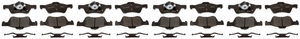 4x 2005-2011 | Ford Escape Mazda Tribute Mariner | Ceramic Brake Pads | Quiet & Smooth | Mounting Hardware Included 4x 2005-2011 | Ford Escape Mazda Tribute Mariner | Ceramic Brake Pads | Quiet & Smooth | Mounting Hardware Included