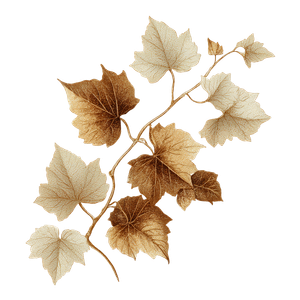 Gilded Ivy Vine Vinyl Car Decal Sticker – Waterproof & UV-Resistant 3.4133333333333336"