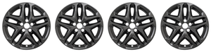 4x IMPOSTOR Gloss Black Wheel Skin Set | Snap-On 17 Inch 5 Spokes | Fit Ford Fusion 2013-2016 4x IMPOSTOR Gloss Black Wheel Skin Set | Snap-On 17 Inch 5 Spokes | Fit Ford Fusion 2013-2016