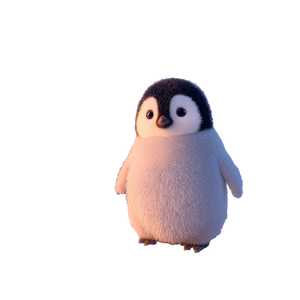Cute Penguin Illustration V6 Vinyl Car Decal Sticker – Waterproof & UV-Resistant 6.826666666666667"
