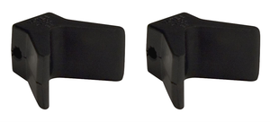 2x USA-Made Black Rubber Trailer Boat Bow Stop | 2x2 Inch | Easy Install 2x USA-Made Black Rubber Trailer Boat Bow Stop | 2x2 Inch | Easy Install