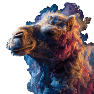 Smoke Camel Vinyl Car Decal Sticker – Waterproof & UV-Resistant 6.826666666666667"