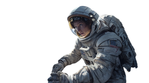 Astronaut In Cockpit V6 Vinyl Car Decal Sticker – Waterproof & UV-Resistant 2.72"