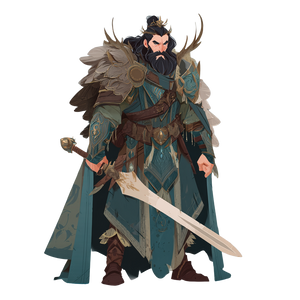 Dnd Character Illustration Vinyl Car Decal Sticker – Waterproof & UV-Resistant 3.4133333333333336"