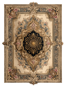 Ornate Manuscript Illustration Vinyl Car Decal Sticker – Waterproof & UV-Resistant 4.213333333333333"