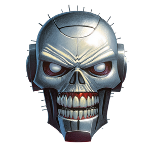 Skull Iron Man Vinyl Car Decal Sticker – Waterproof & UV-Resistant 3.4133333333333336"