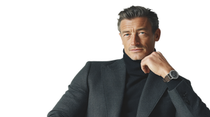 Confident Billionaire Portrait V2 Vinyl Car Decal Sticker – Waterproof & UV-Resistant 2.72"