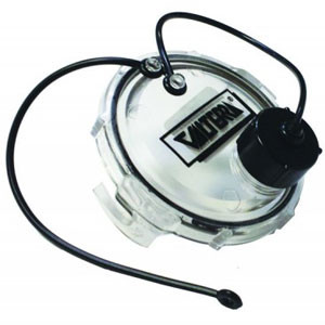 Valterra Bayonet Waste Valve Cap | Clear Cap with Garden Hose Connector | For Standard Waste Valve Systems | Leak Proof | 3 Inch