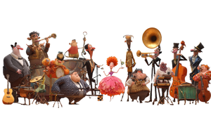 Musical Pixar Characters Vinyl Car Decal Sticker – Waterproof & UV-Resistant 2.72"