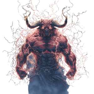 Energized Minotaur Vinyl Car Decal Sticker – Waterproof & UV-Resistant 6.826666666666667"