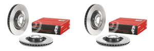 2x Upgrade Your Braking Power | Brembo High Carbon Cast Iron Brake Rotor for Various Fitment 2004-2010 | Volkswagen Phaeton Audi A8 Quattro