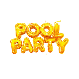 Pool Party V2 Vinyl Car Decal Sticker – Waterproof & UV-Resistant 3.4133333333333336"