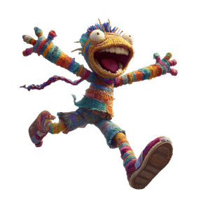 Joyful Patchwork Creature Vinyl Car Decal Sticker – Waterproof & UV-Resistant 3.4133333333333336"
