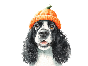 Cute Spaniel Portrait Vinyl Car Decal Sticker – Waterproof & UV-Resistant 6.1866666666666665"