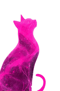 Cosmic Feline Art Vinyl Car Decal Sticker – Waterproof & UV-Resistant 8.96"